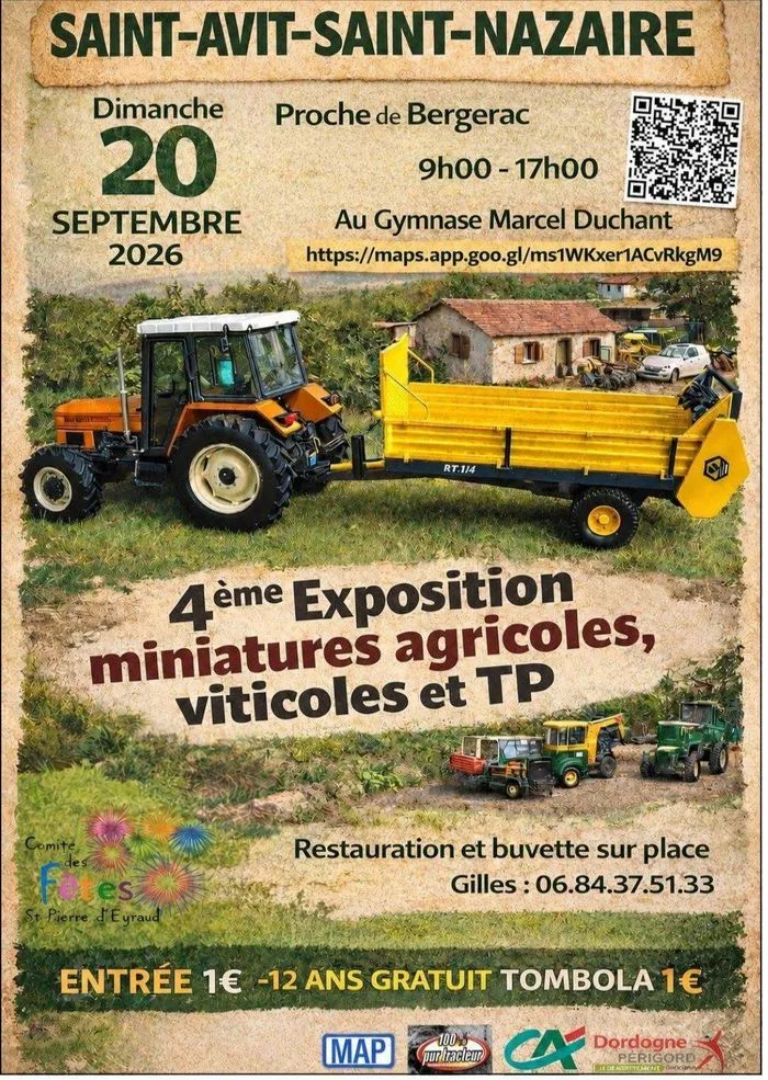 Exposition de miniatures agricoles, viticoles et travaux publics (4ème édition)