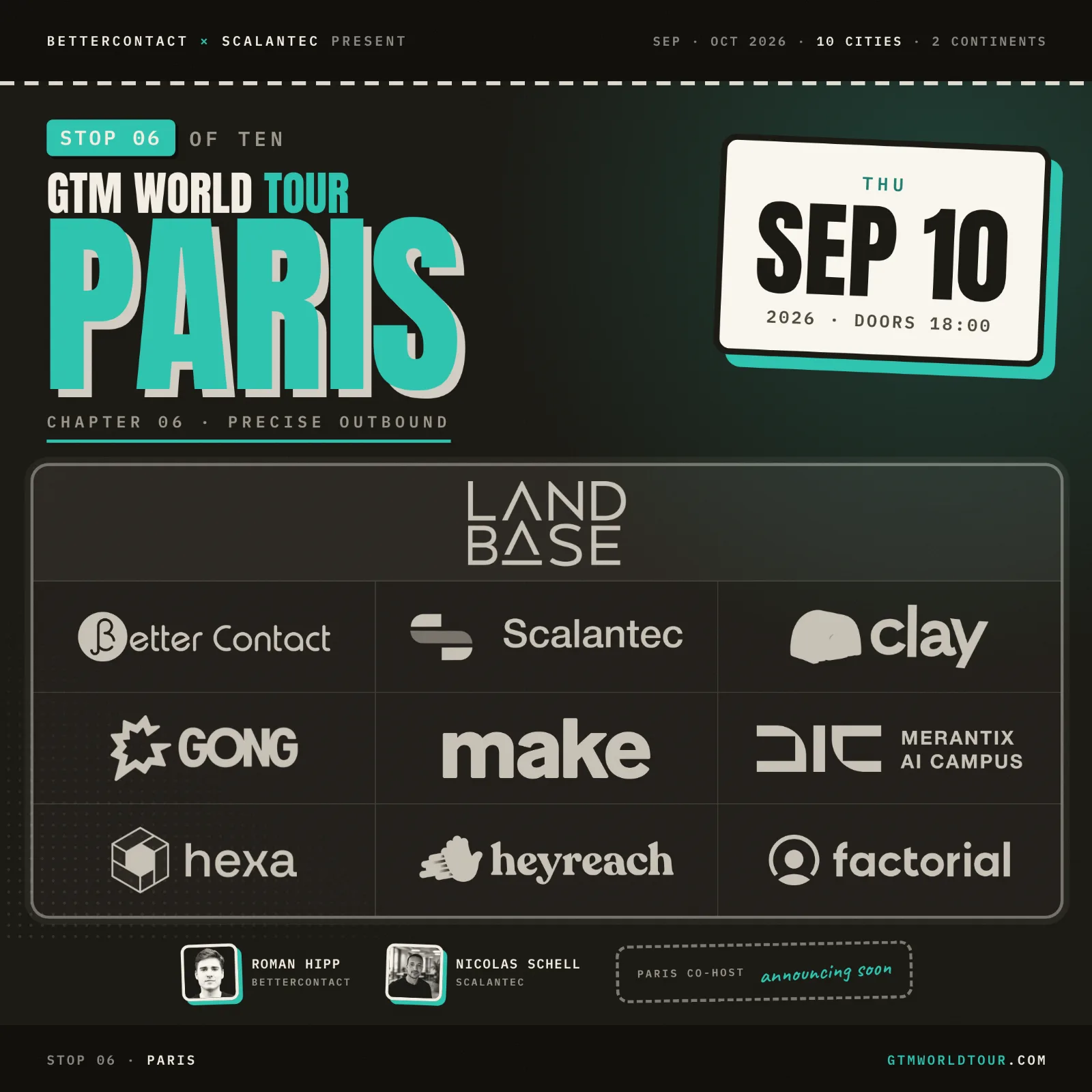 GTM World Tour · Paris