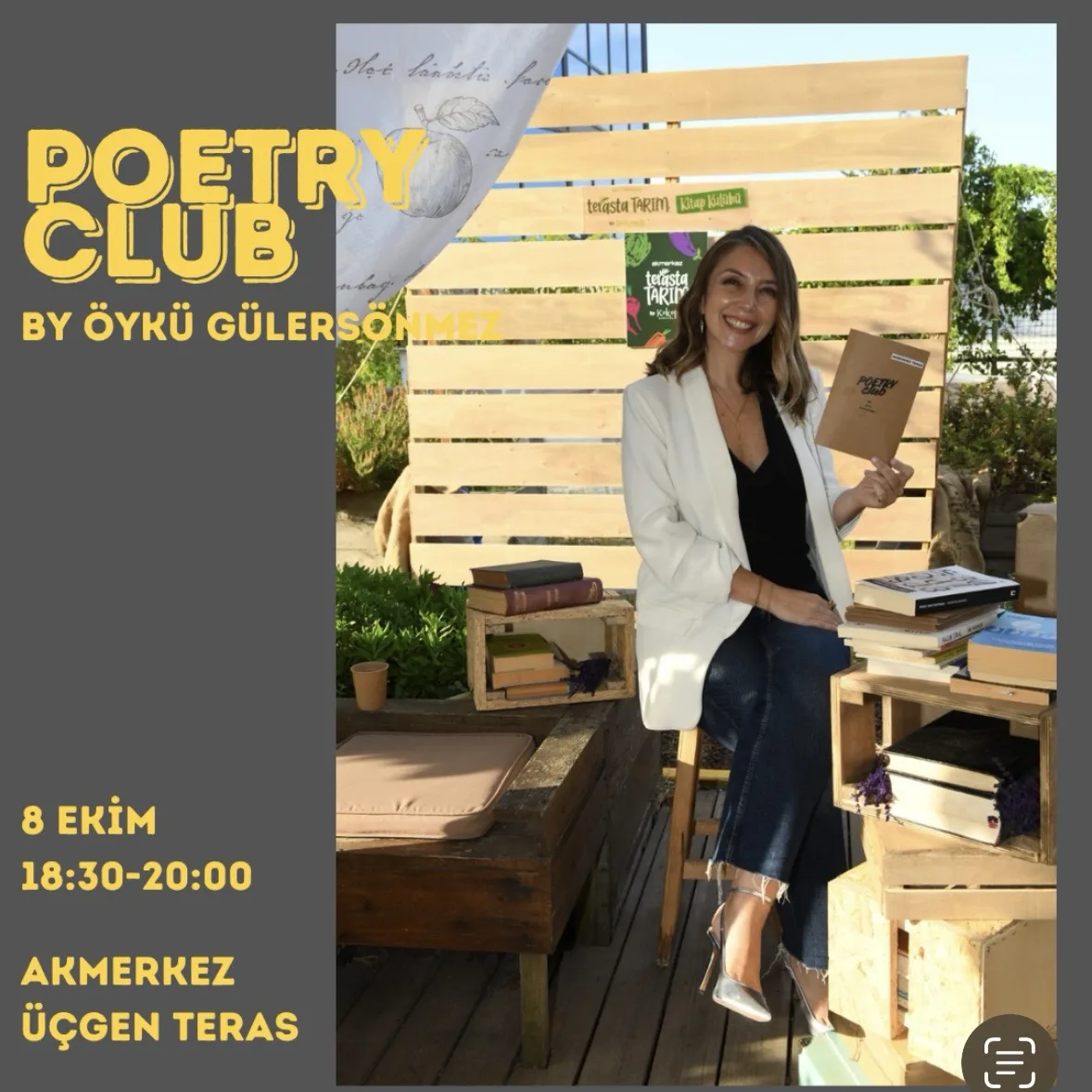 Poetry Club - Terasta Tarım Kitap Kulüpleri