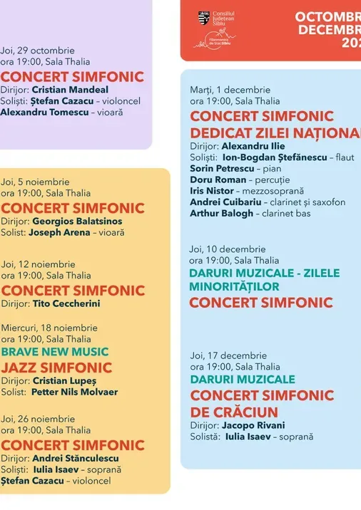 Sibiu: Concert simfonic - Tito Ceccherini