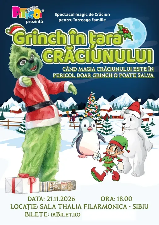 Sibiu: Grinch in Tara Craciunului