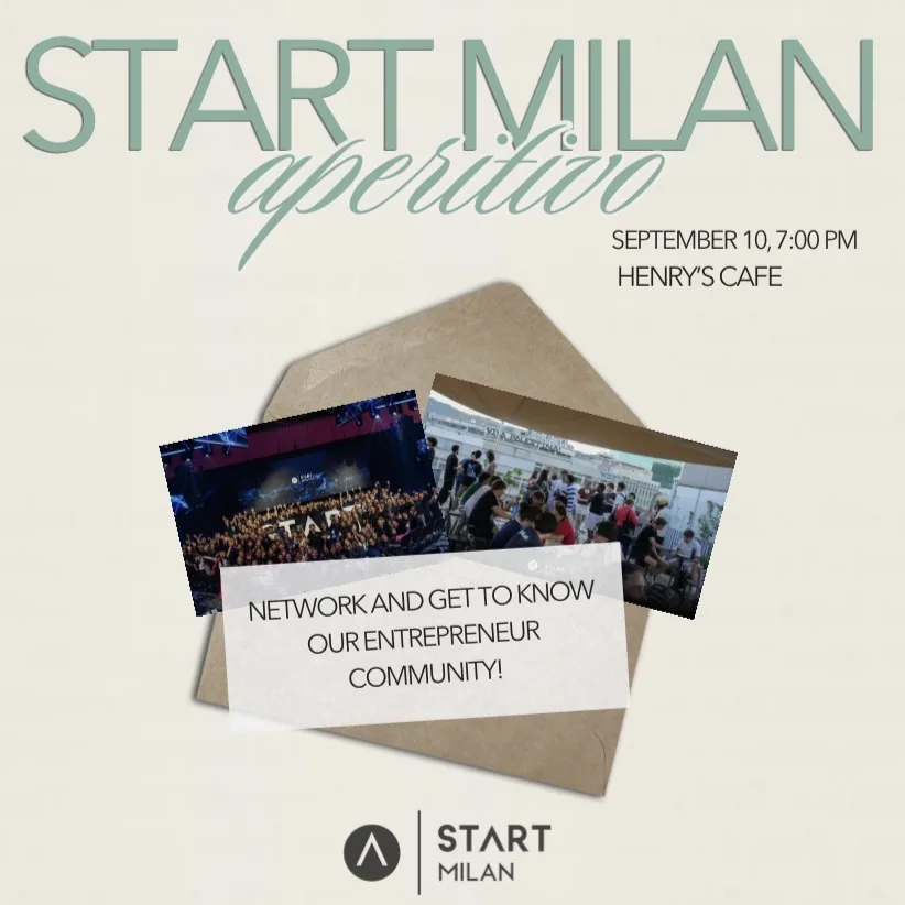 Get to Know us at START Milan Aperitivo