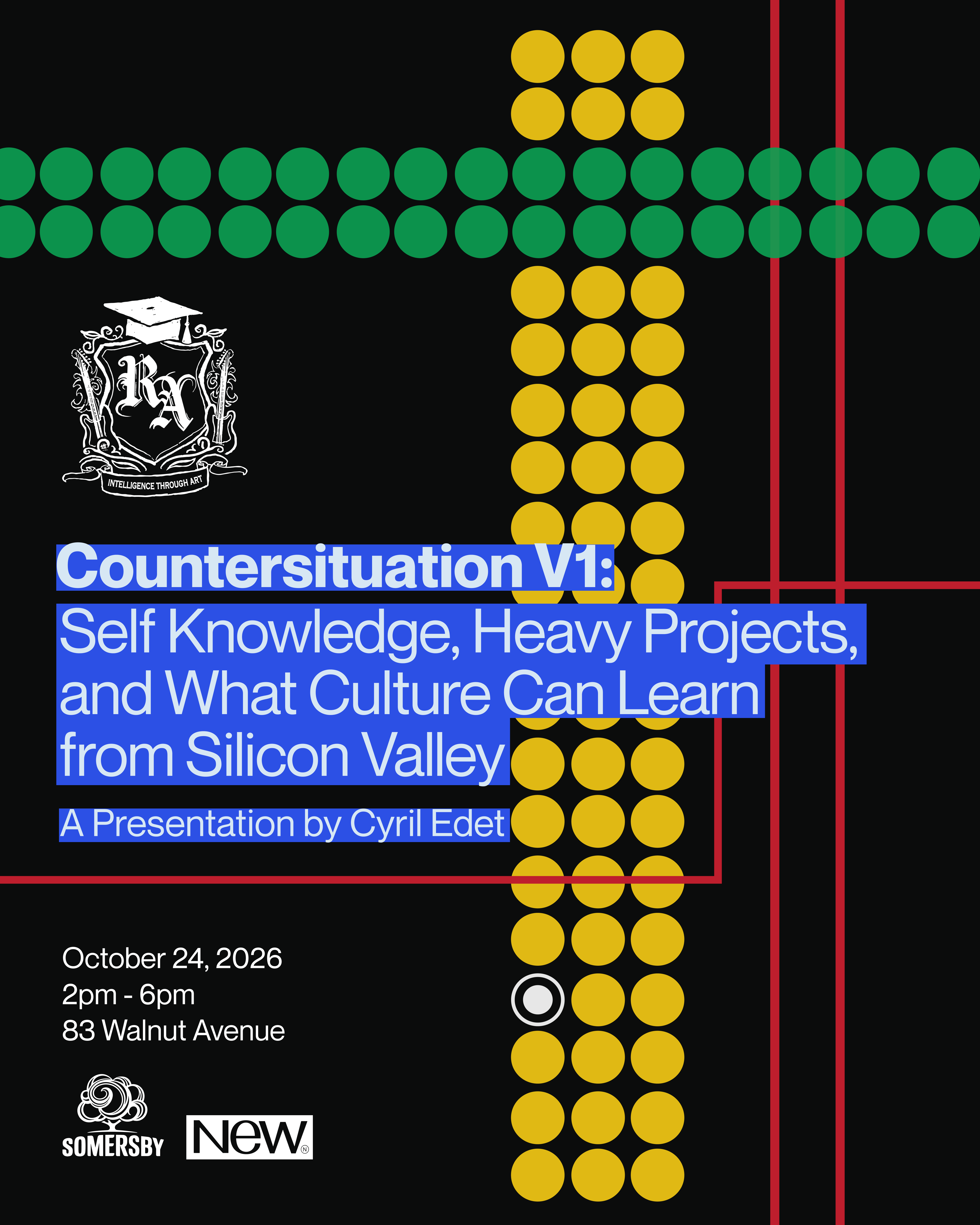 Countersituation V1: Self Knowledge, Heavy Projects, and What Culture Can Learn From Silicon Valley