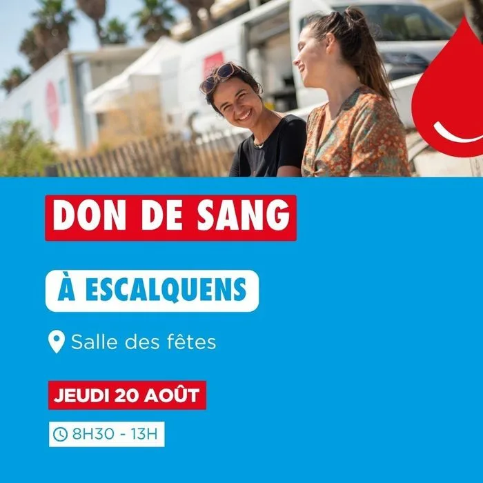 🩸 Collecte de sang : 20 Août 2026