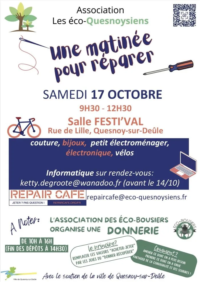 Quesnoy sur Deûle répare!