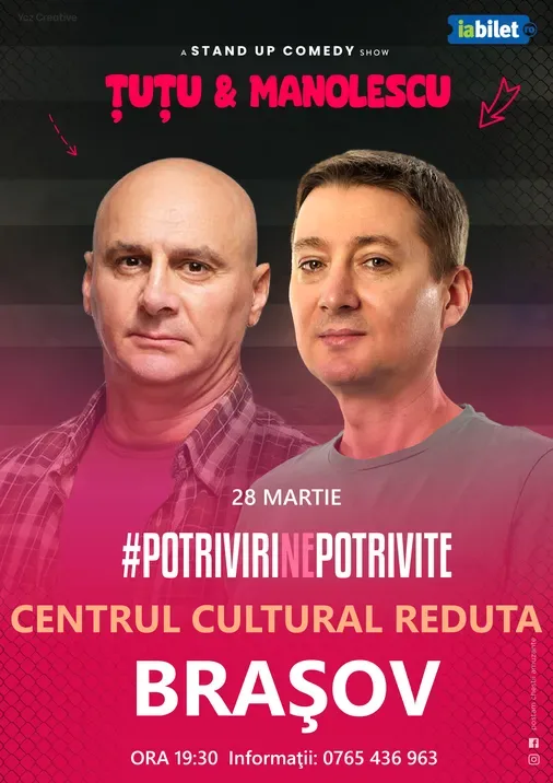 Brasov : Stand-up Comedy - Dan Tutu si Cristi Manolescu