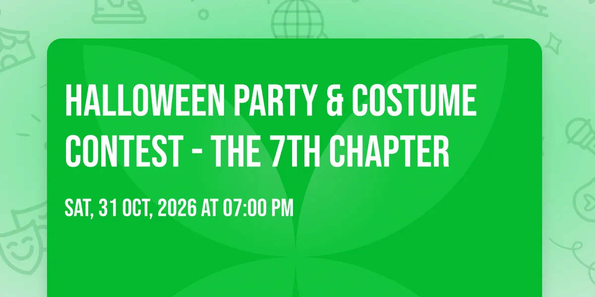 Halloween Party &amp; Costume Contest - The 7th Chapter