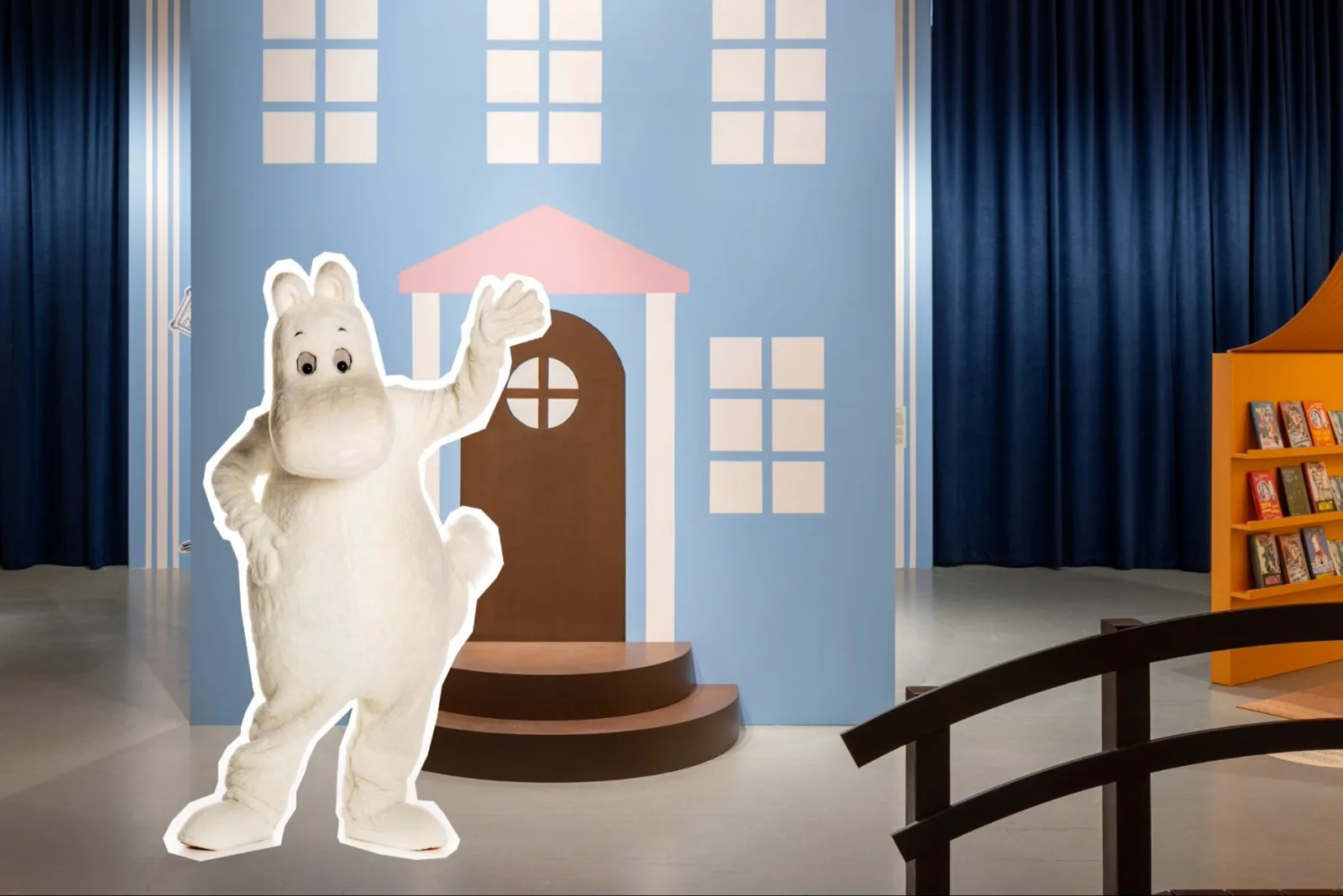 Meet Moomintroll in the exhibition!