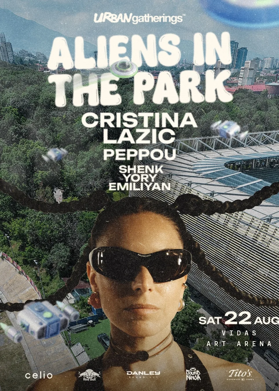 Aliens in the Park vol.2 with Cristina Lazic at Vidas Art Arena