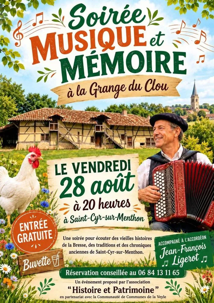 Soirée Musique et Mémoire à la Grange du Clou