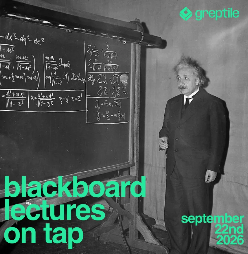Blackboard Lectures on Tap