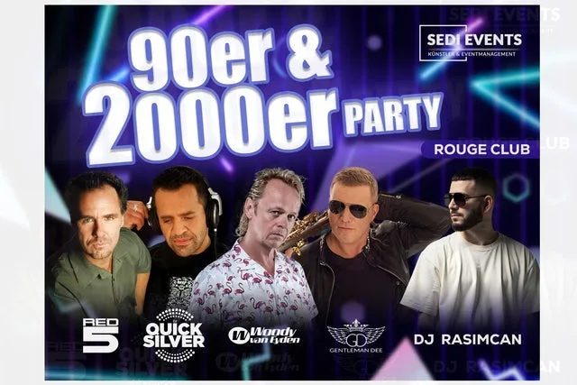 Zeitreise auf den Dancefloor: 90er & 2000er Party im Rouge Bochum