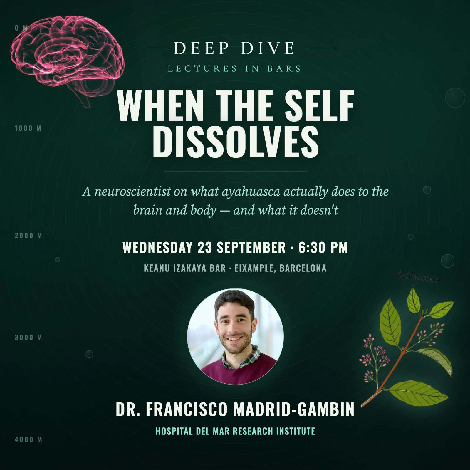 Deep Dive Lectures - "When the Self Dissolves: What Ayahuasca Does to the Brain and Body”
