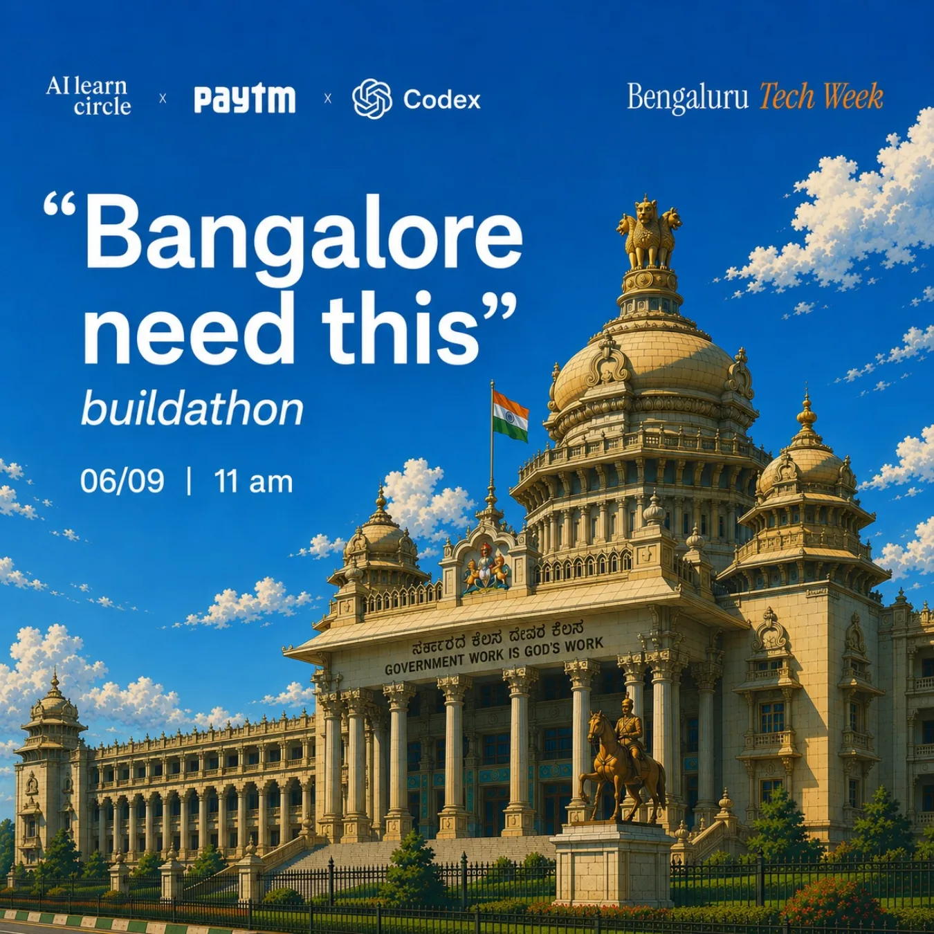 "Bangalore need this" build sprint