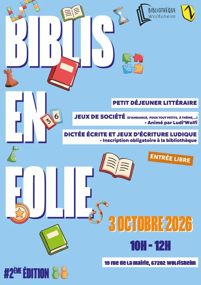 Petit déjeuner littéraire autour du jeux de société & d'écriture