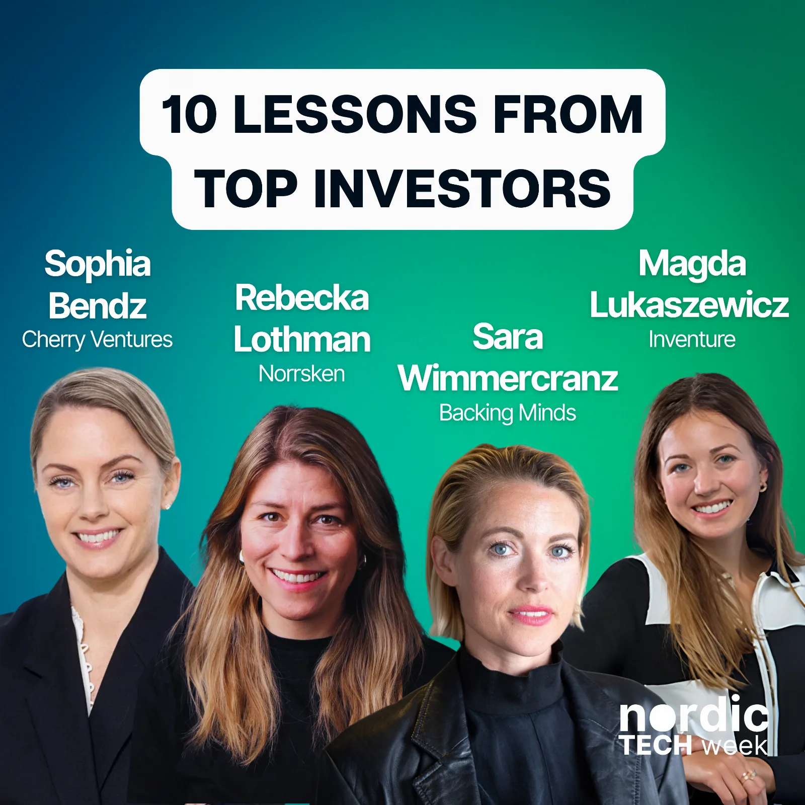 PANEL: 10 Lessons from Top Investors