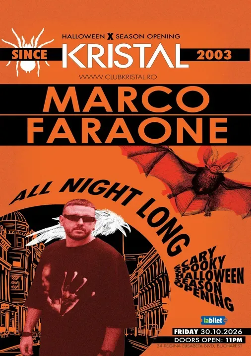 KRISTAL OPENING PARTY x HALLOWEEN w/ MARCO FARAONE