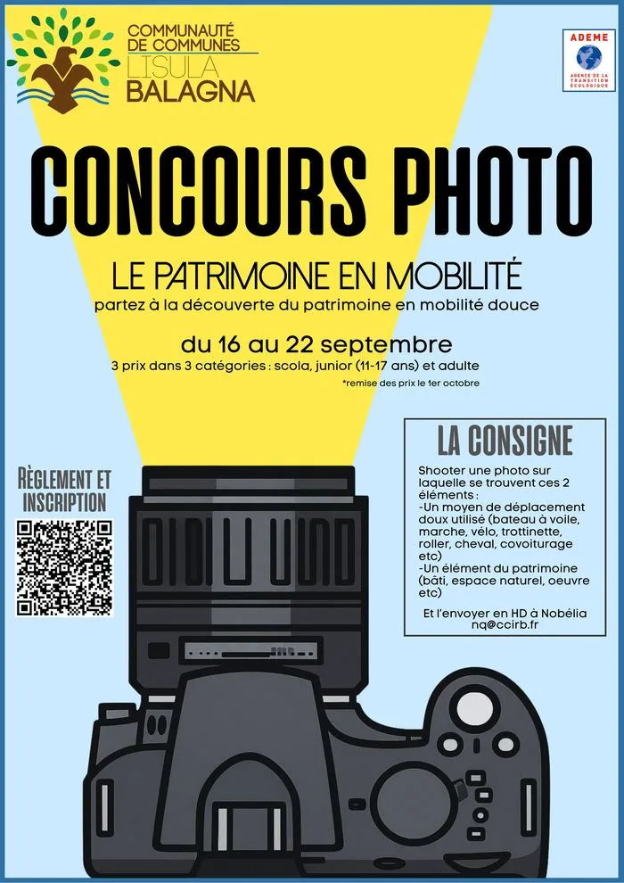 2ème édition du concours photo "le patrimoine en mobilité"