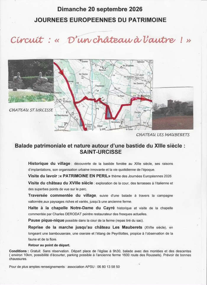Circuit : "D'un château à l'autre !"
