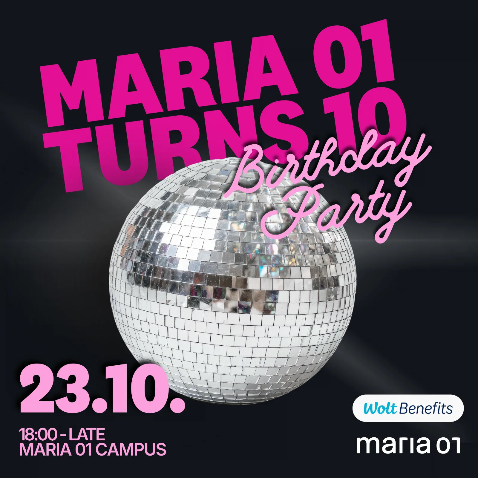 Maria 01 Turns 10: Birthday Party - JOIN THE WAITLIST