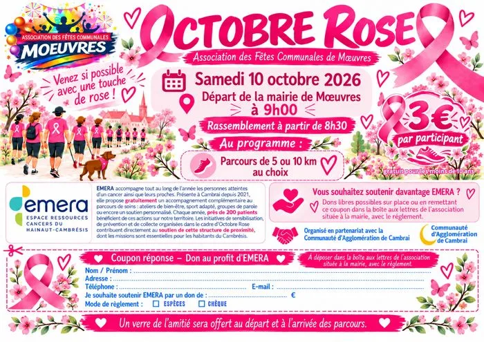 Marche solidaire à Moeuvres 🎀🩷