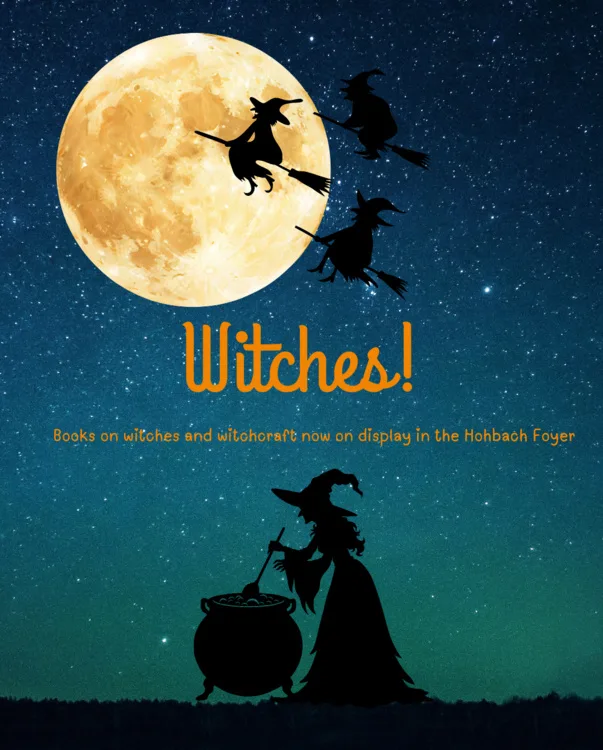 Green Library Book Display: Witches and Witchcraft