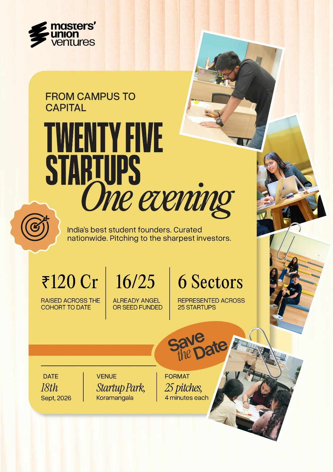 Masters' Union Ventures: Bengaluru Demo Day 2026