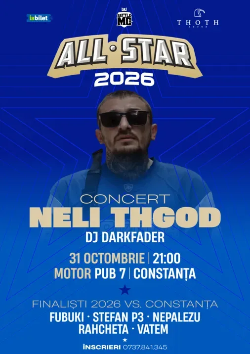 Constanta: Battle MC - All Star 2026 & Concert NELI THGOD