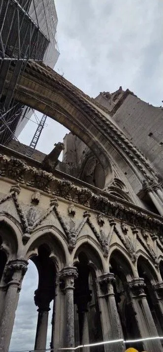 Visite du chantier de l'abbaye Saint-Jean-des-Vignes : les étapes de la restauration d'un monument historique