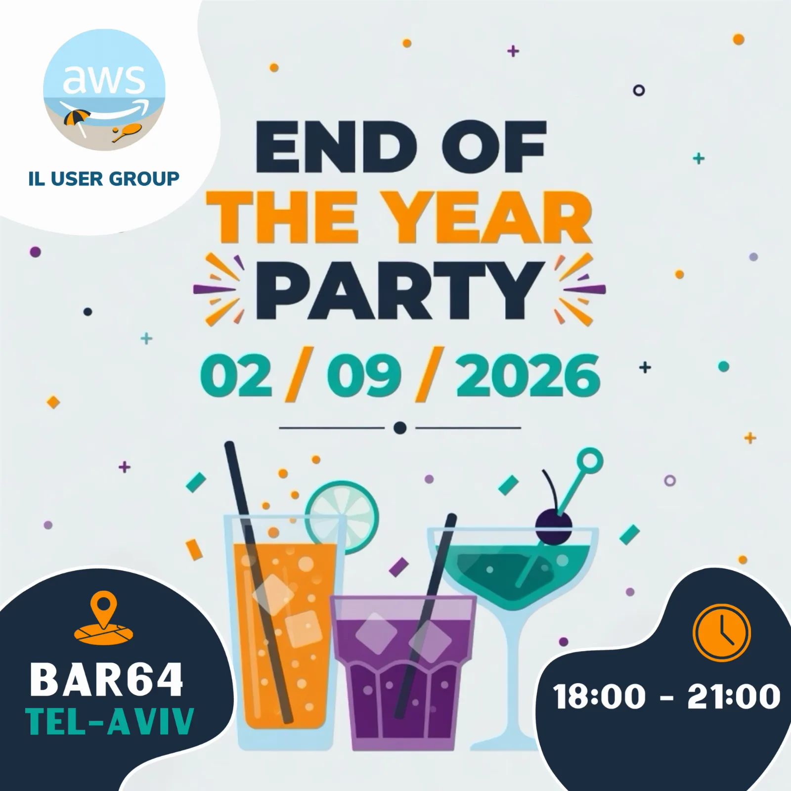AWS IL User Group End of The Year Party 🎊