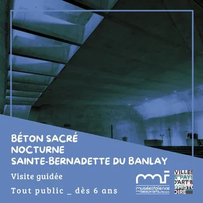 Béton sacré : Nocturne à Sainte-Bernadette du Banlay